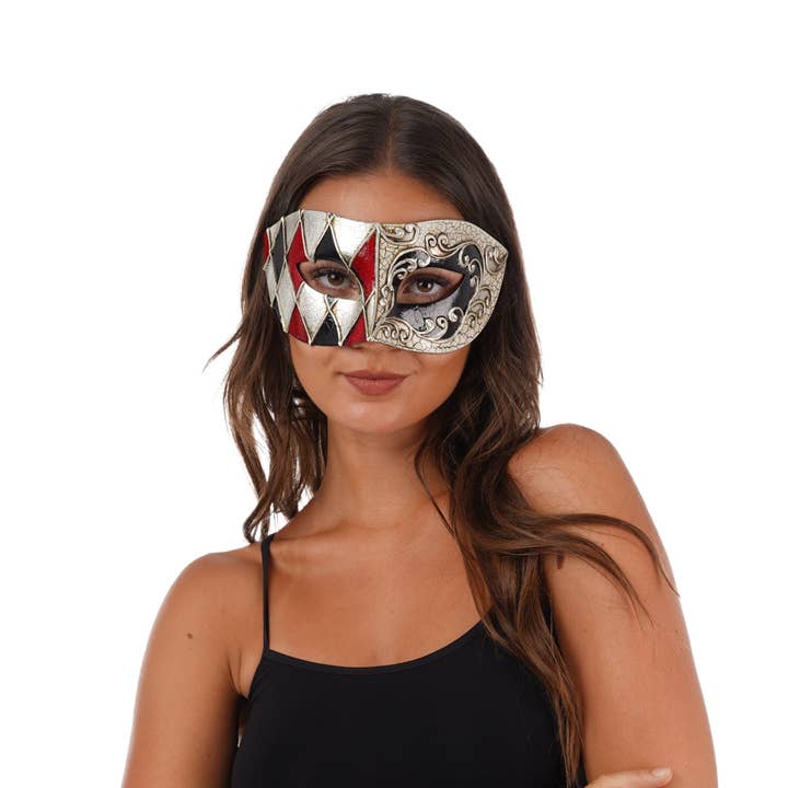 Stylex Party - Wholesale Costume - Unisex - Venetian Eye mask Halloween Face Mask Costume Accessory Goth