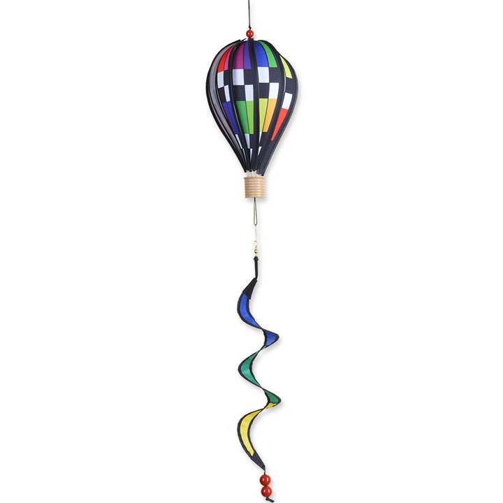 Hot Air Balloon 12 - Checkeredrainbow for wholesale by Premier Kites & Designs