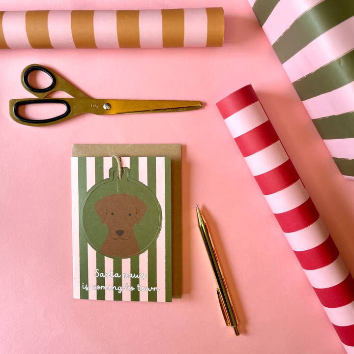 Heather Alstead Design Ltd - Wholesale Christmas card - Dog Breed - Pop Out Christmas Bauble Cards 11