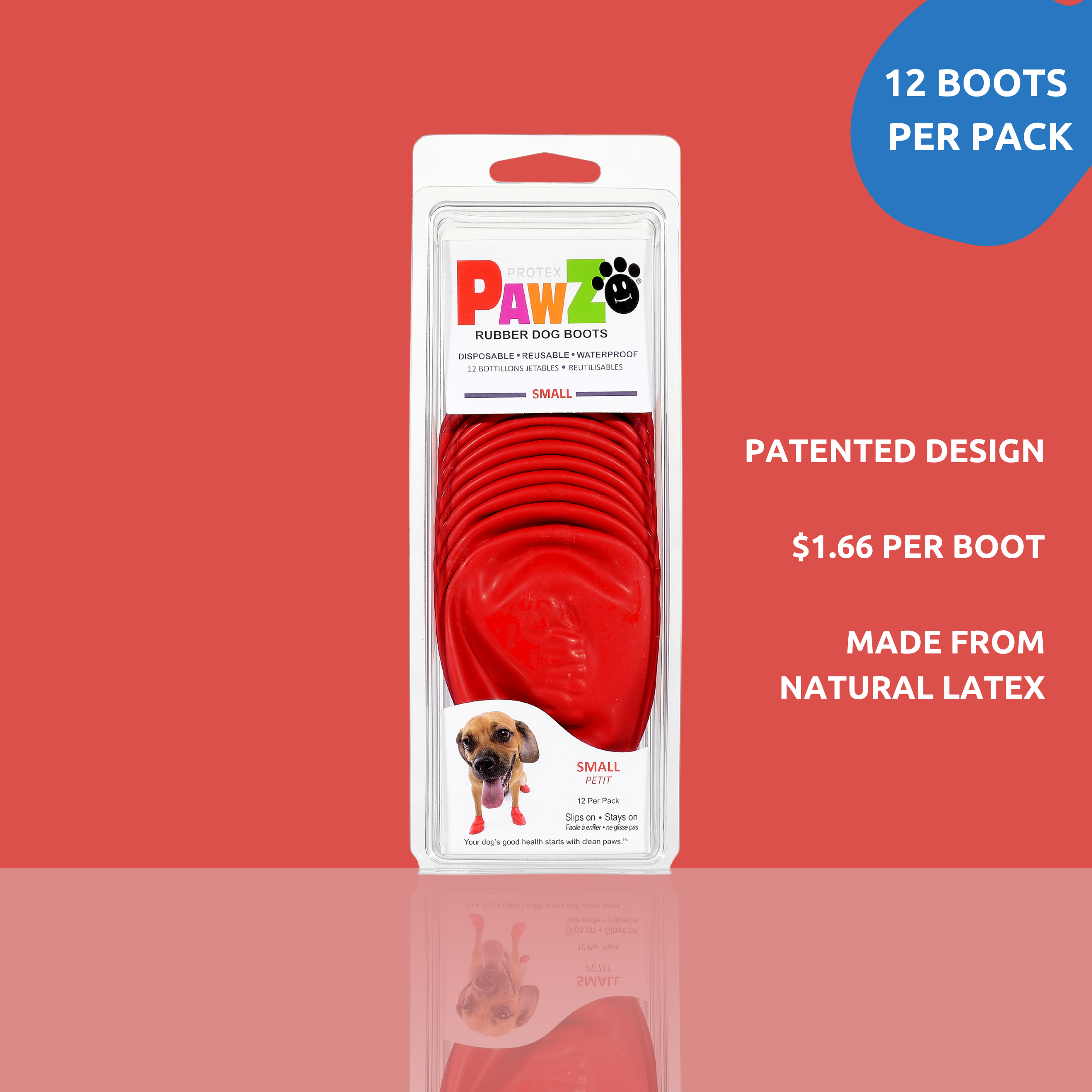 Downtown Pet Supply – wholesale Pet paw protection – PawZ Rubber Dog Boots, 12 Boots17