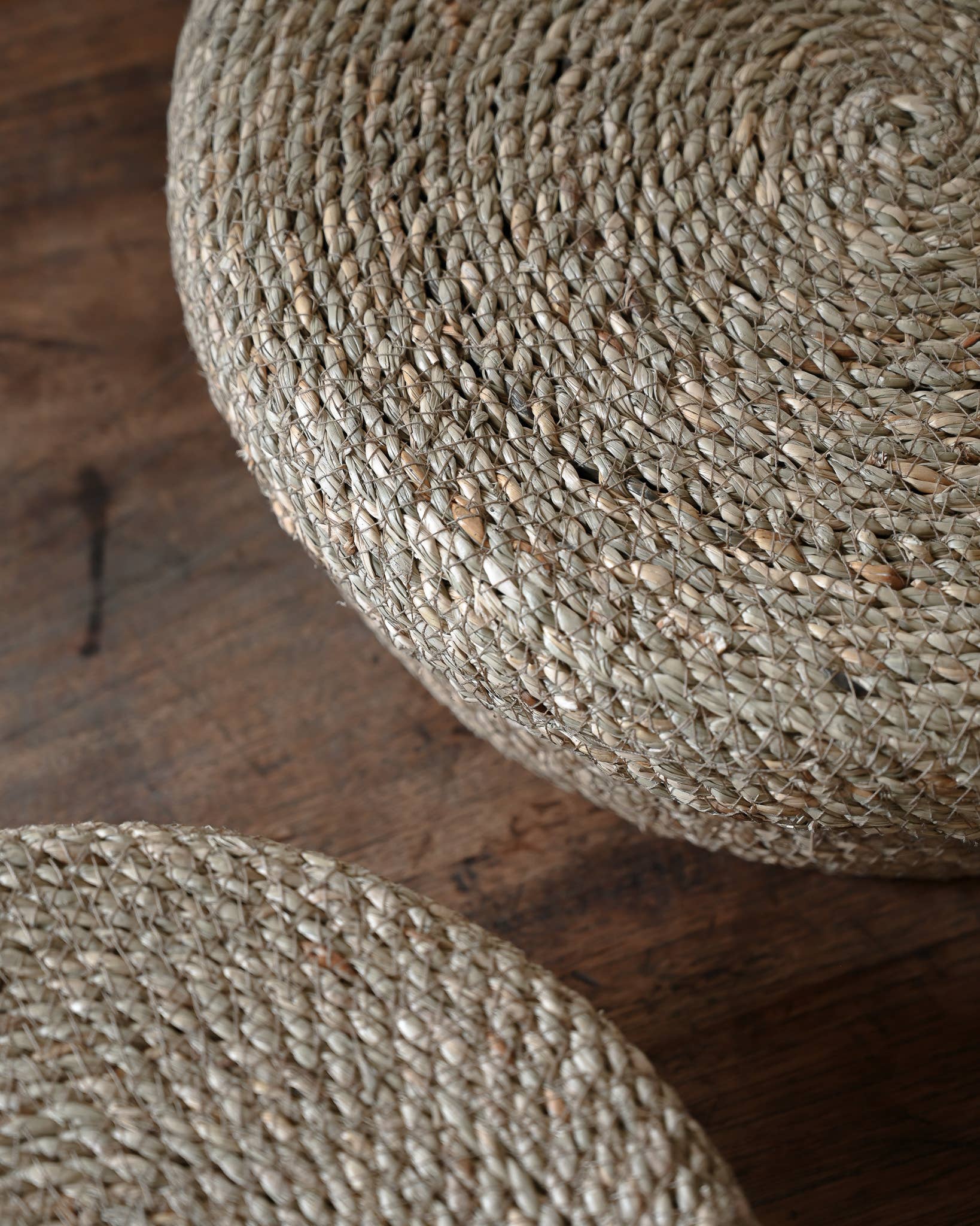 SUNNY HOME - Wholesale Basket - Round Seagrass Basket with Lid – Souk Round Set of 24