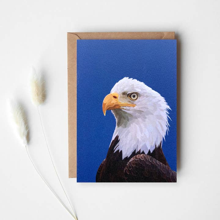 Bald Eagle Card - Bald Eagle - Biglietto d'auguri per la vendita all'ingrosso da parte di Arch & Ivy