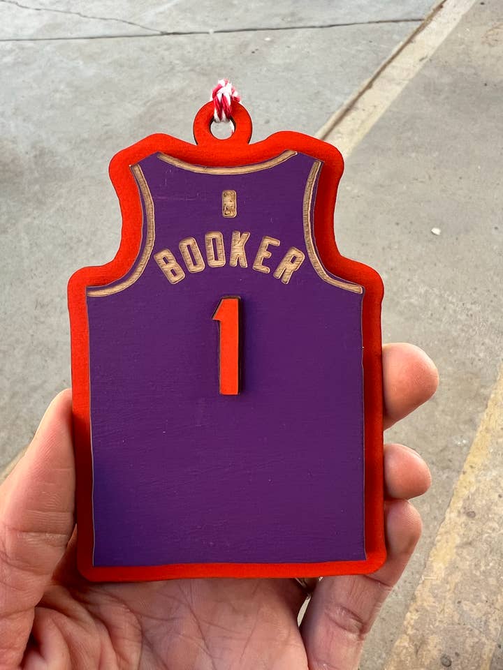 Booker Jersey Ornament for wholesale by Citizen Home Decor
