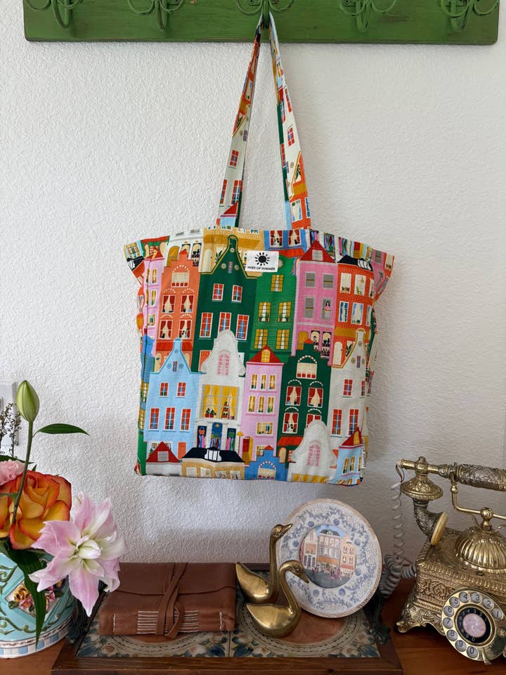 Tote Bag | Amsterdam Canal for wholesale by Hues of Summer