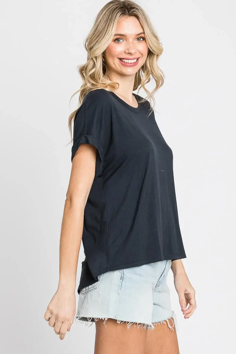 Final Touch - Vendita all'ingrosso Top in maglia - Donna - Top Girocollo in Modal Rayon - T3104821