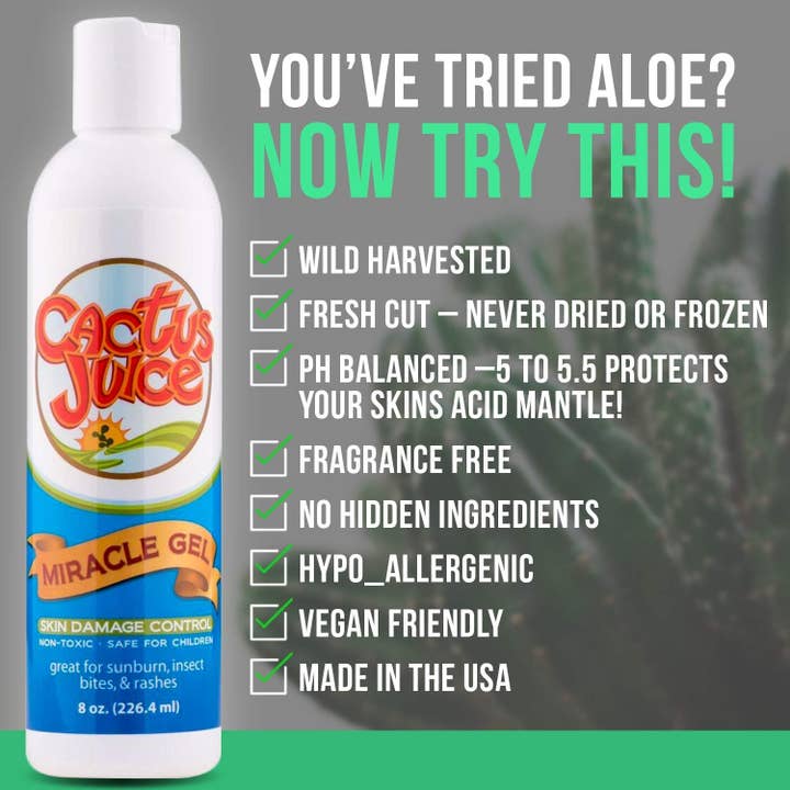 Cactus Juice – wholesale Healing salve/balm/cream – Cactus Juice Miracle Gel - Relief for Burns, Bites, Stings!4
