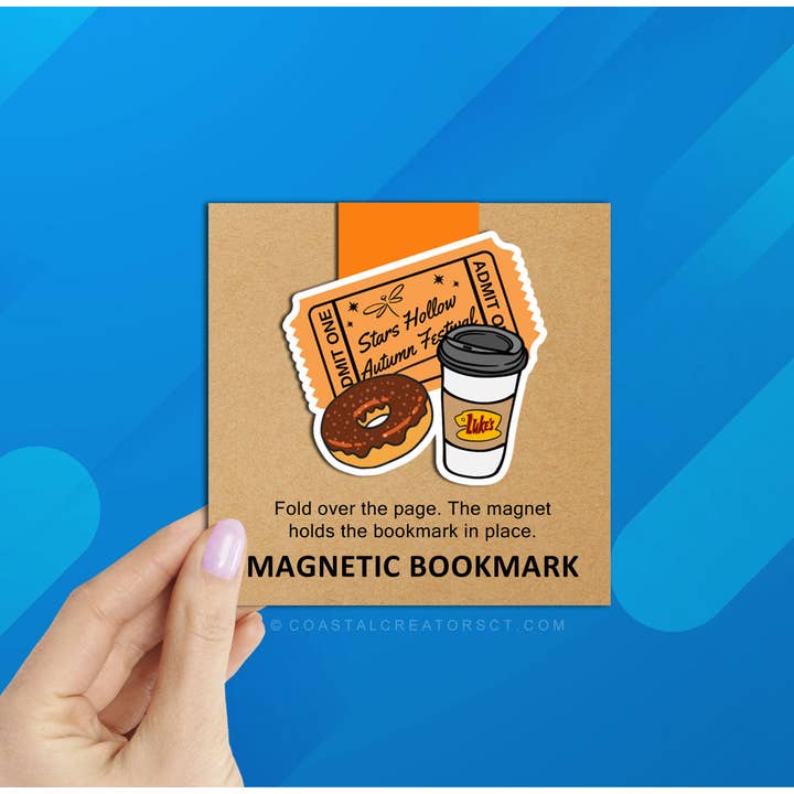 Gilmore Girls Fall Festival Magnetic Bookmark (Packaged) for wholesale by Coastal Creators of Connecticut