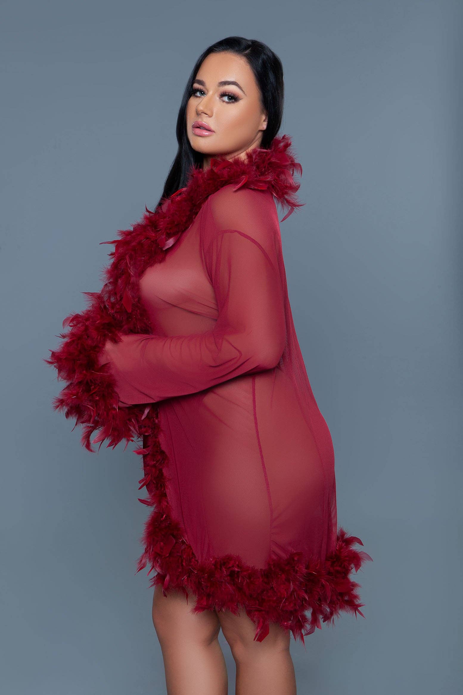 BeWicked - Vente Peignoir – femme - Peignoir BW834S Lux14