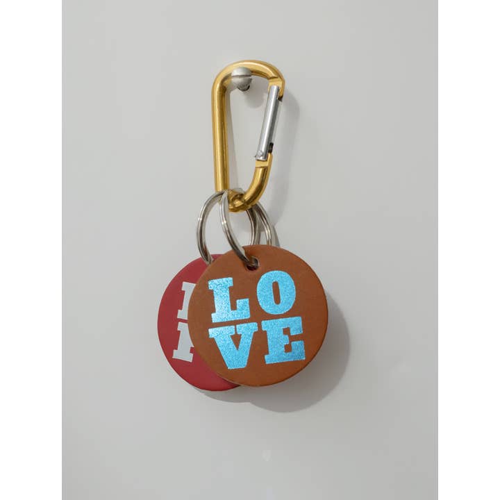 Dandy Star - Wholesale Keychain – Unisex - LOVE BLUE FOIL KEYRING X2 PACK