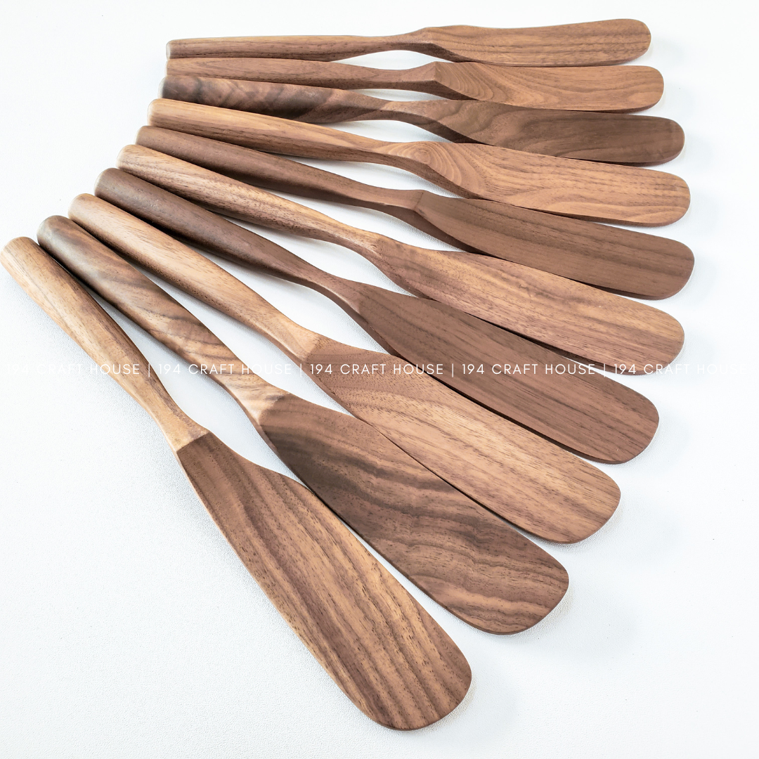 194 Craft House - Wholesale Cheese Spreader - Wooden Spreader Knife - Kitchen Serving Utensils8