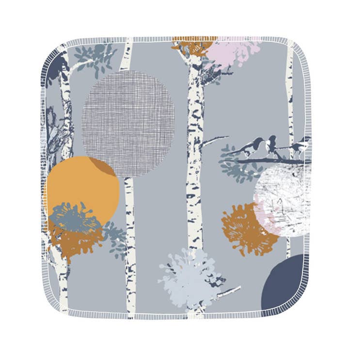 Reusable Paper Towels--Stamped Grove for wholesale by Porter Lee's