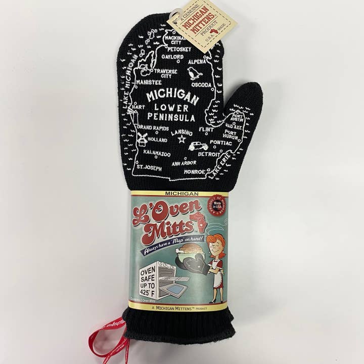 Michigan Mittens - Wholesale Oven Mitt/Pot Holder - Michigan L'Oven Mitts - Now we're cookin'