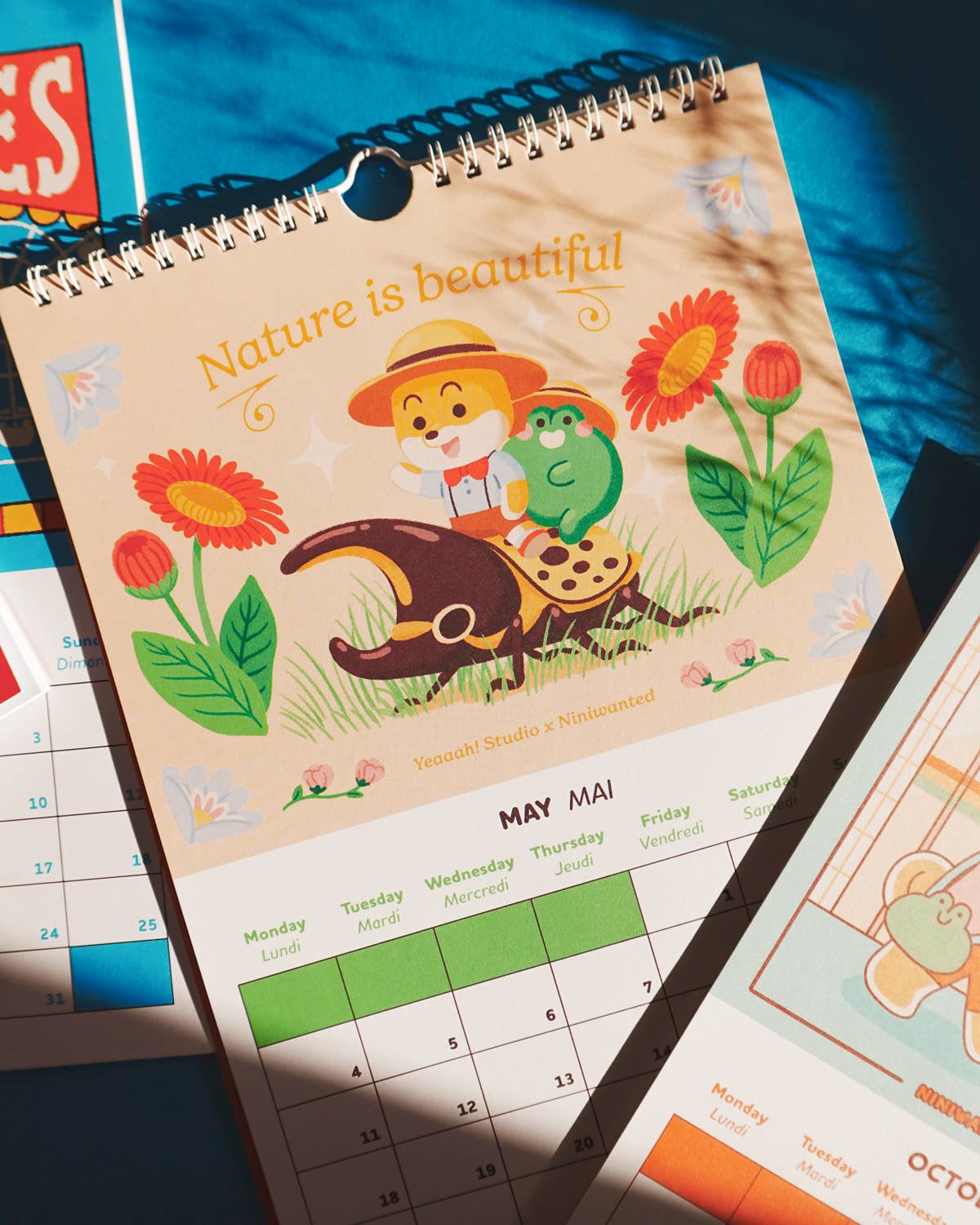 Yeaaah! Studio - Wholesale Calendar - 2026 calendar illustrated by Yeaaah! Studio & Niniwanted19
