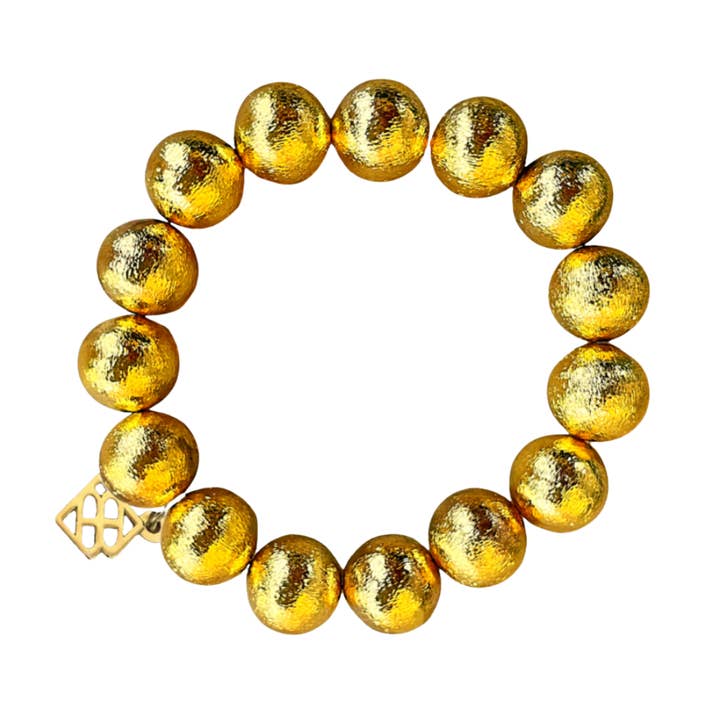 Brianna Cannon - Wholesale Beaded Bracelet - Gold Beaded Brianna Bracelet