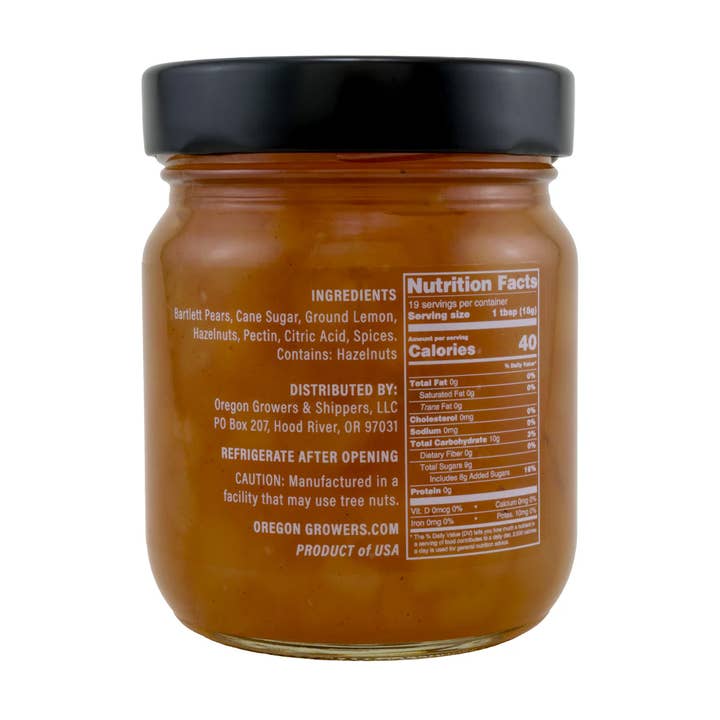 Oregon Growers - Wholesale Jam/Jelly - **ON SALE**
Pear Hazelnut Fruit Pate