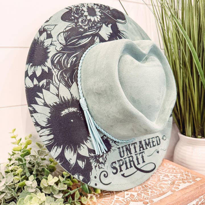 Willie & Dolly Designs - Wholesale Cowboy Hat - Women's - Cowgirl Engraved Heart Hat4