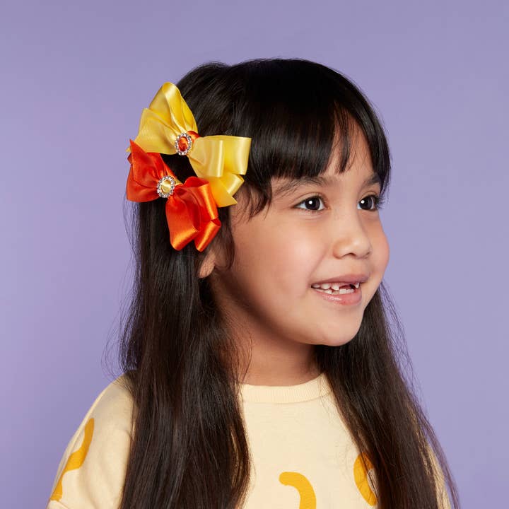 Orange & Gul FärgPop Hårbågar - 2-pack för wholesale av Rainbow & Ginger London