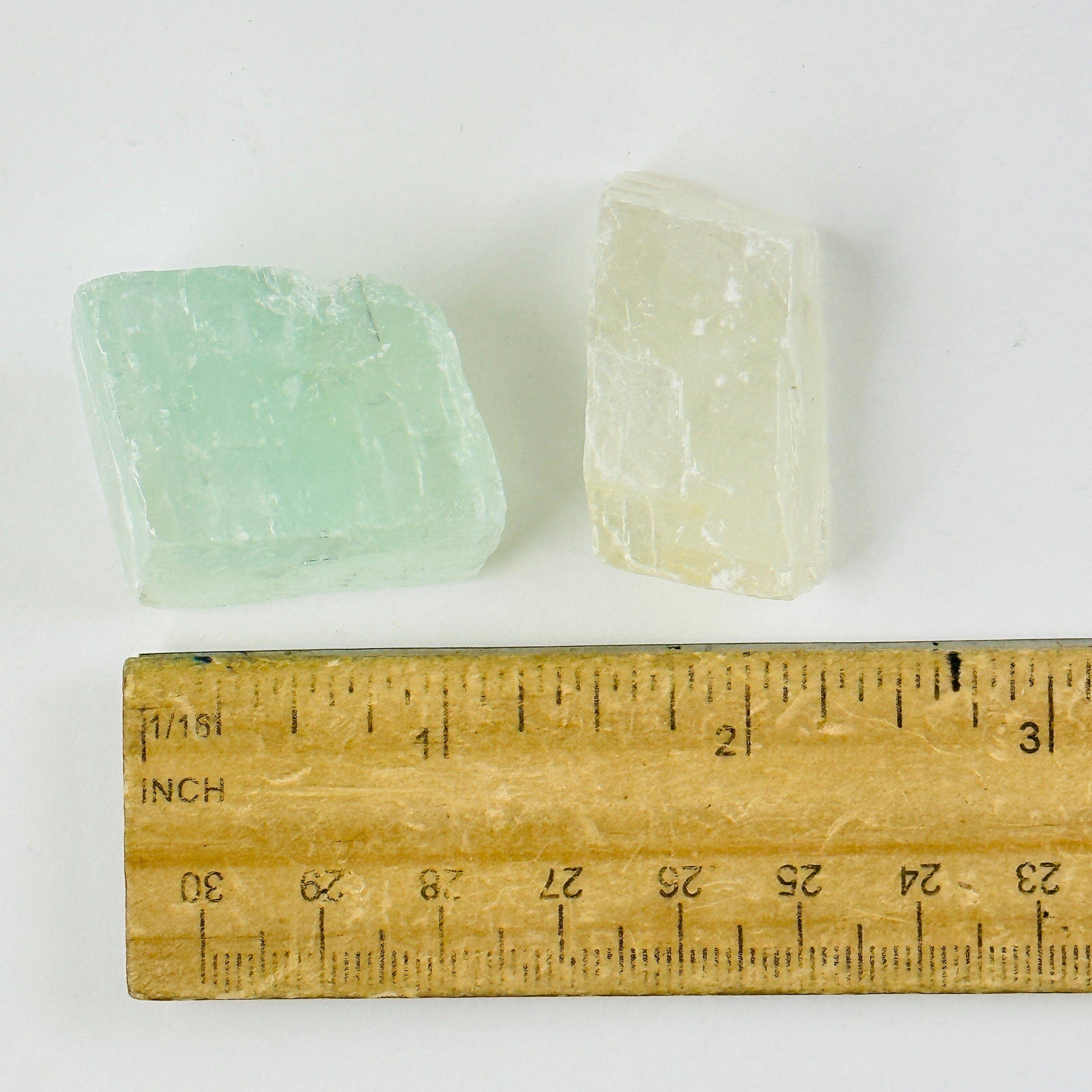 Rock Paradise – wholesale Spiritual stone/crystal – Green Calcite Crystal Pieces 1lb Bag3