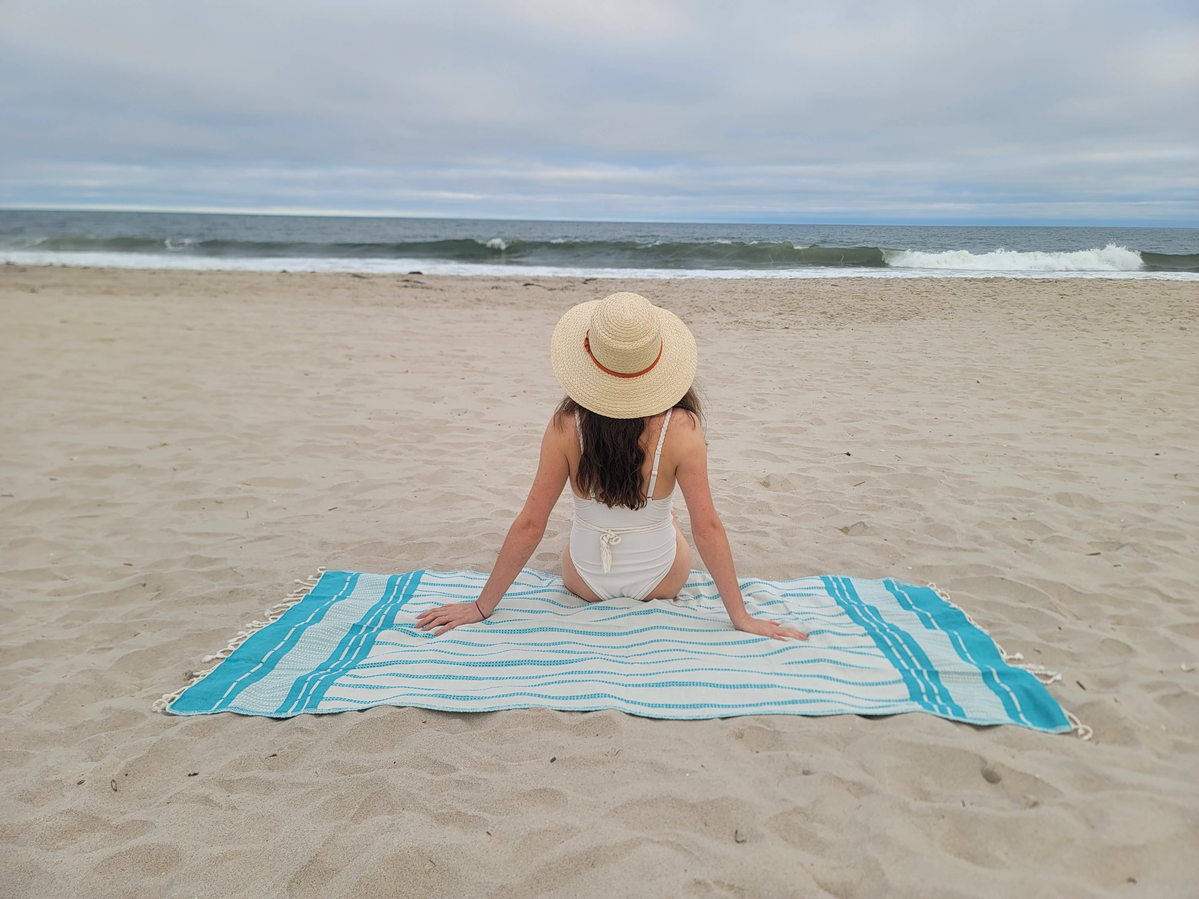 Kalkedon Towels - Wholesale Beach Towel - Double Sided Jacquard Beach Towel | Turkish Cotton Towel3