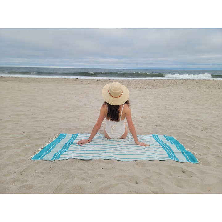 Kalkedon Towels - Wholesale Beach Towel - Double Sided Jacquard Beach Towel | Turkish Cotton Towel3