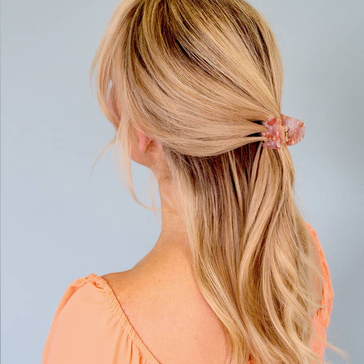 BANDED – wholesale Hårklämma - Dam – Coral Kiss - Färgteori 3-pack kloklämmor3