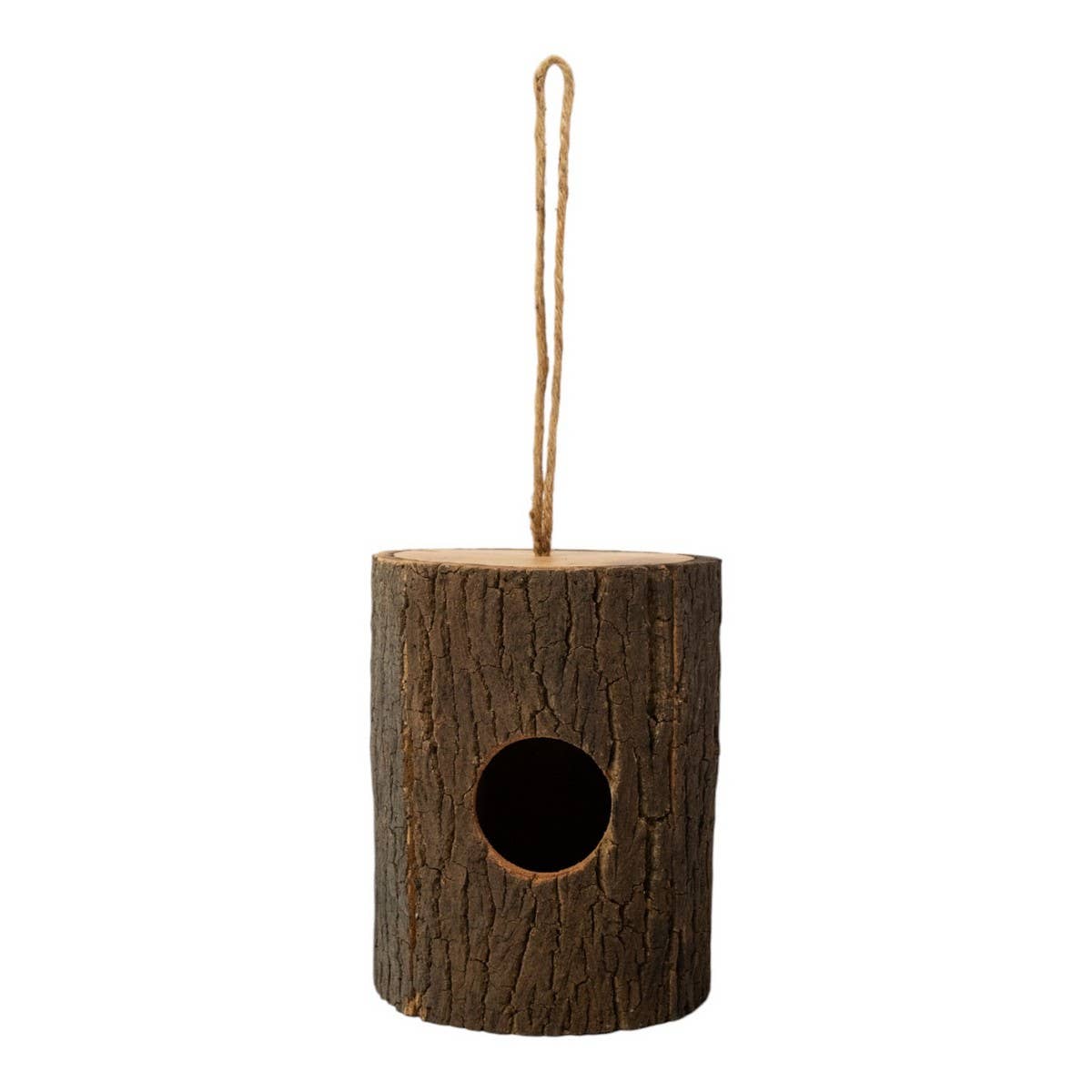 Mars & More - Brand of B Living - Wholesale Decorative Tabletop Object - Birdhouse tree trunk h20 d16cm0