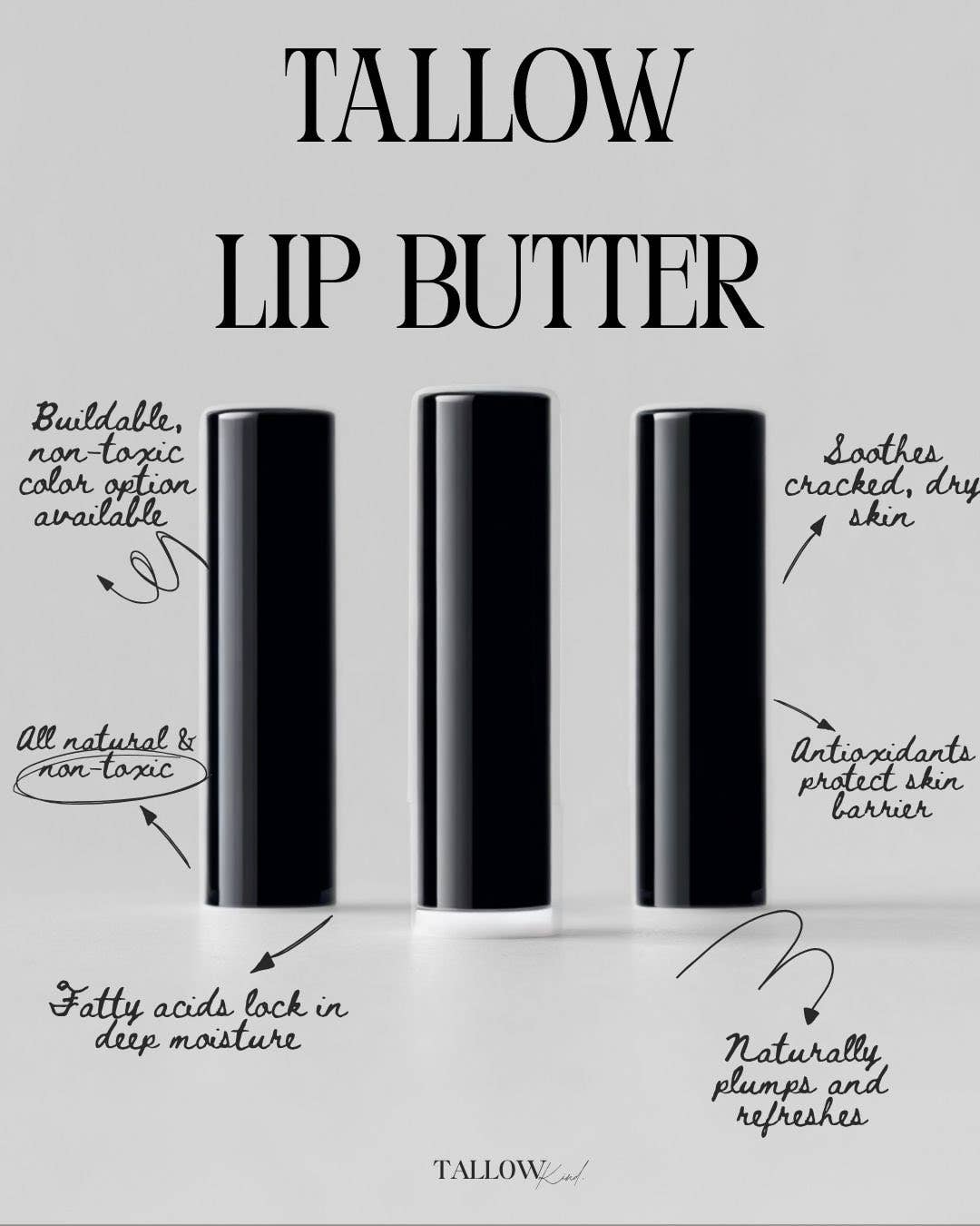 TallowKind. - Wholesale Lip Balm - Honey Lip Butter | Tallow Lip Balm | Lip Balm | Chapstick 4