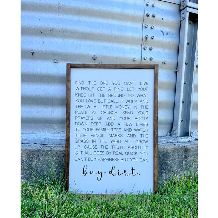 Buy Dirt for wholesale by B & C Signs