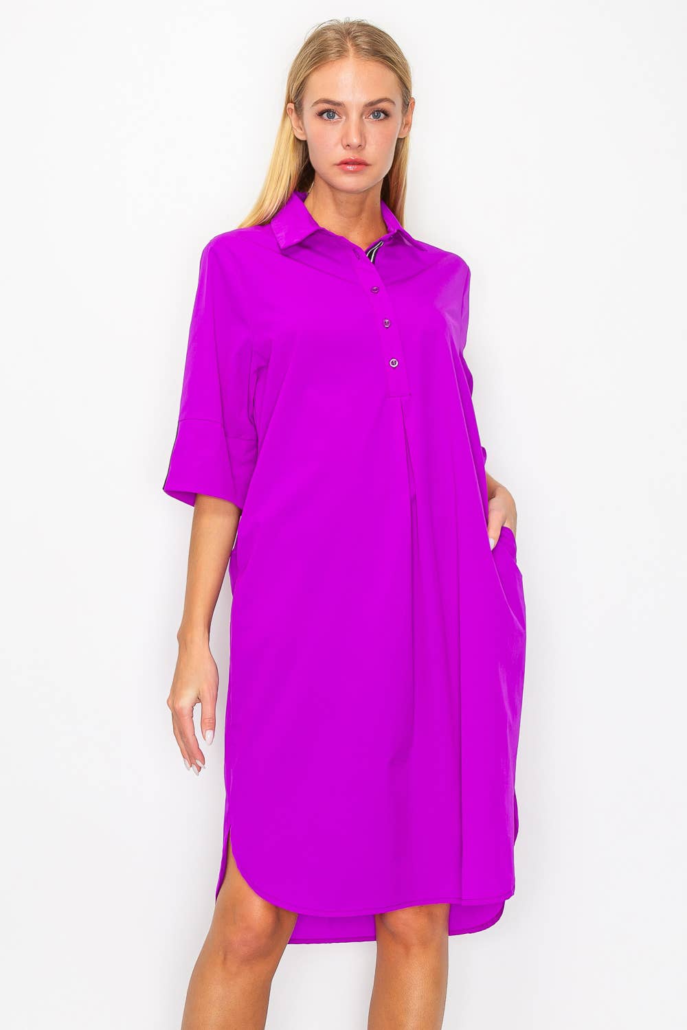 Joh Apparel - Wholesale Dress - Women's - Wendi Woven Tunic Dress14