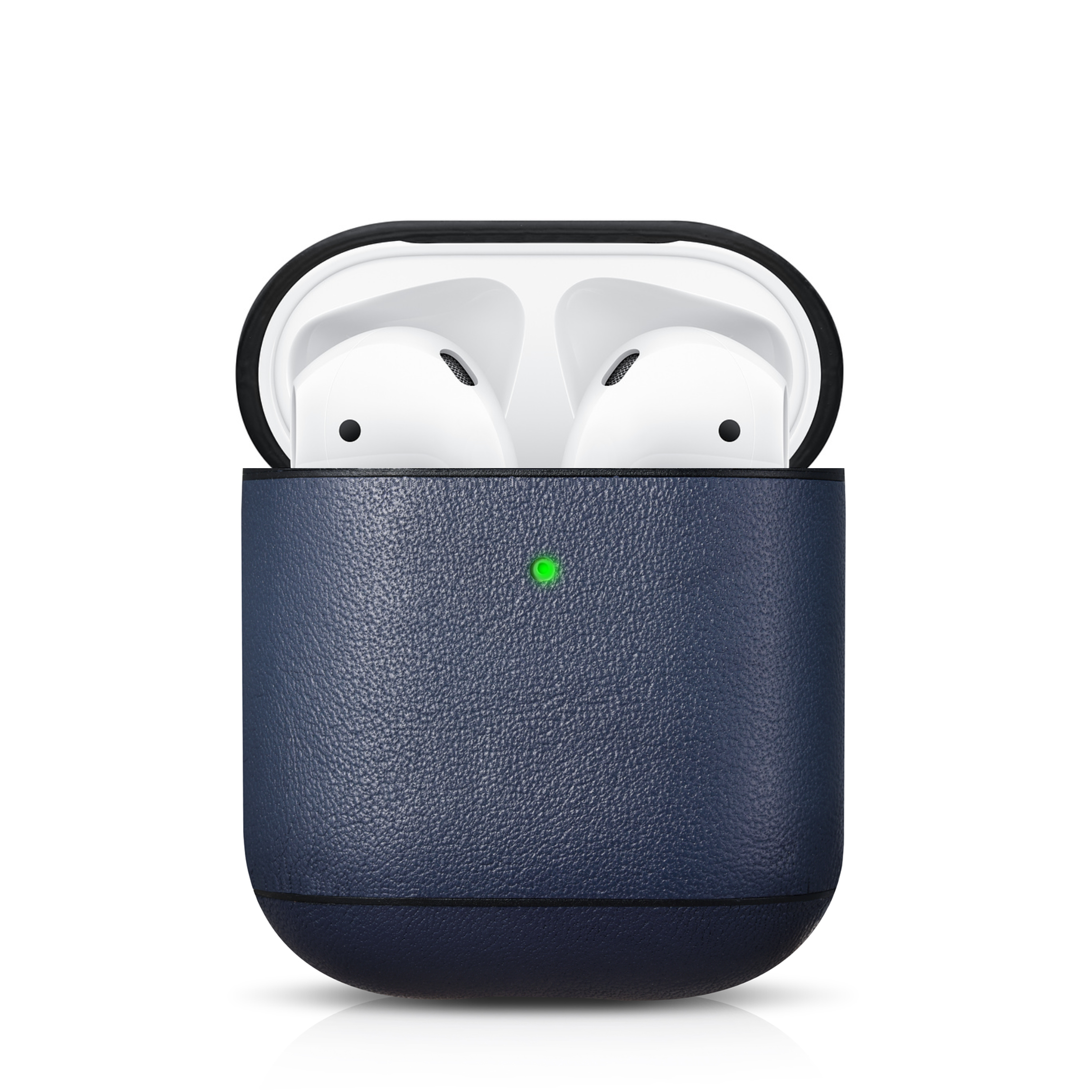 CairPods - Wholesale Earphone/Headphone Case - Unisex - Napa Premium Leather AirPods 2 Case - Navy Blue4