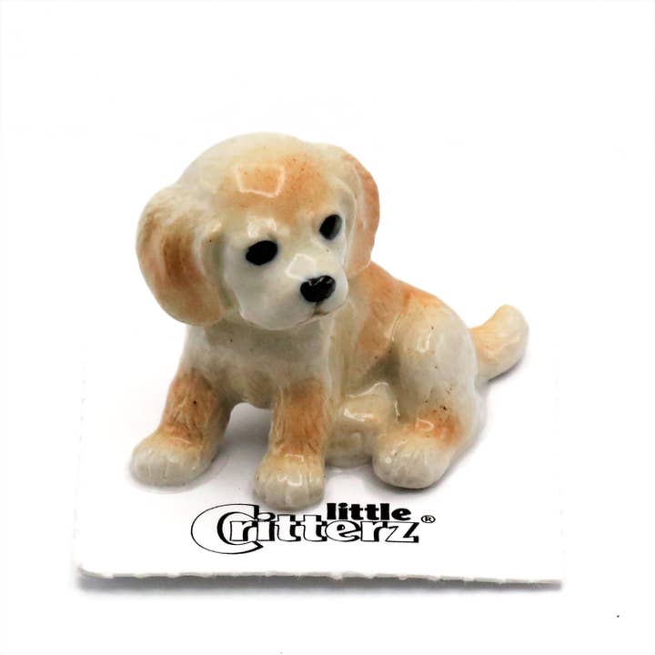 Feller Cocker Spaniel Puppy Porcelain Miniature for wholesale by Little Critterz