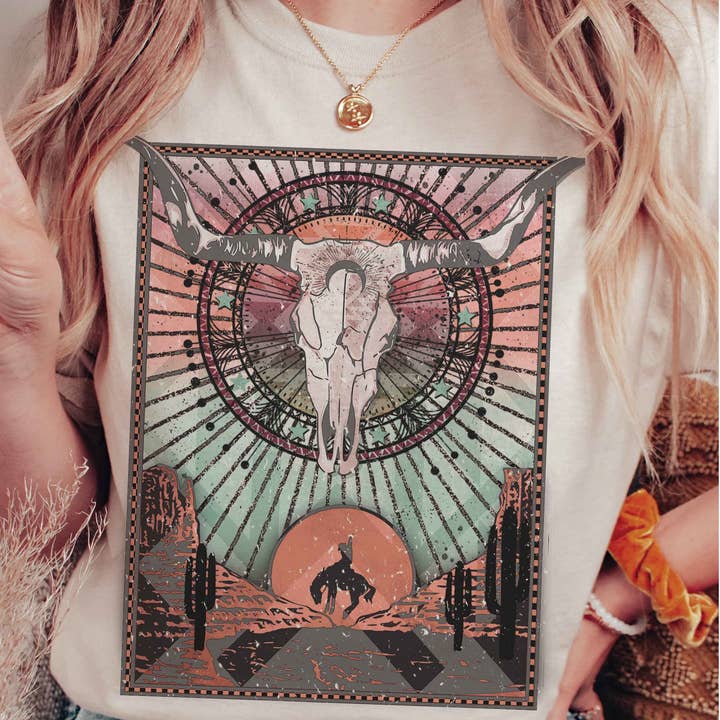 BOHO DESERT Graphic Tee for wholesale by BLUME & CO.