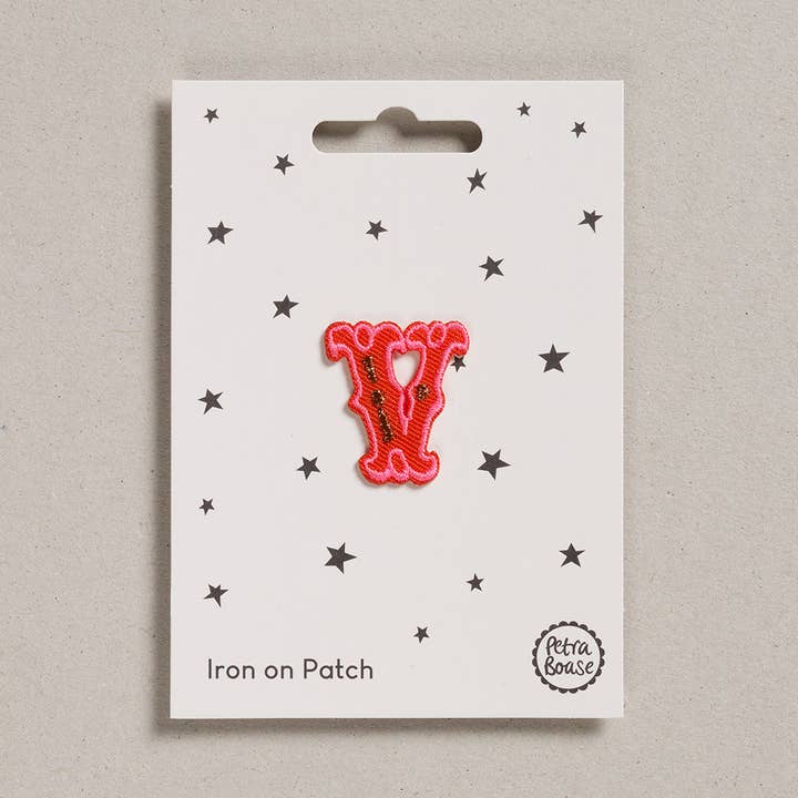 Iron on Patch Circus Font - Letter V for wholesale by Petra Boase Ltd (US Duties Paid)