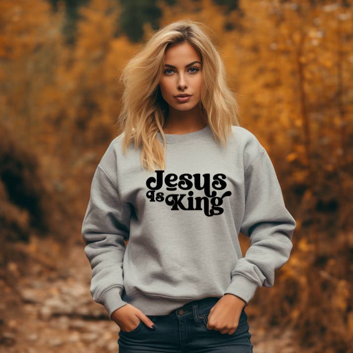Sweatshirt Jesus is King pour la vente par JayJs Customs