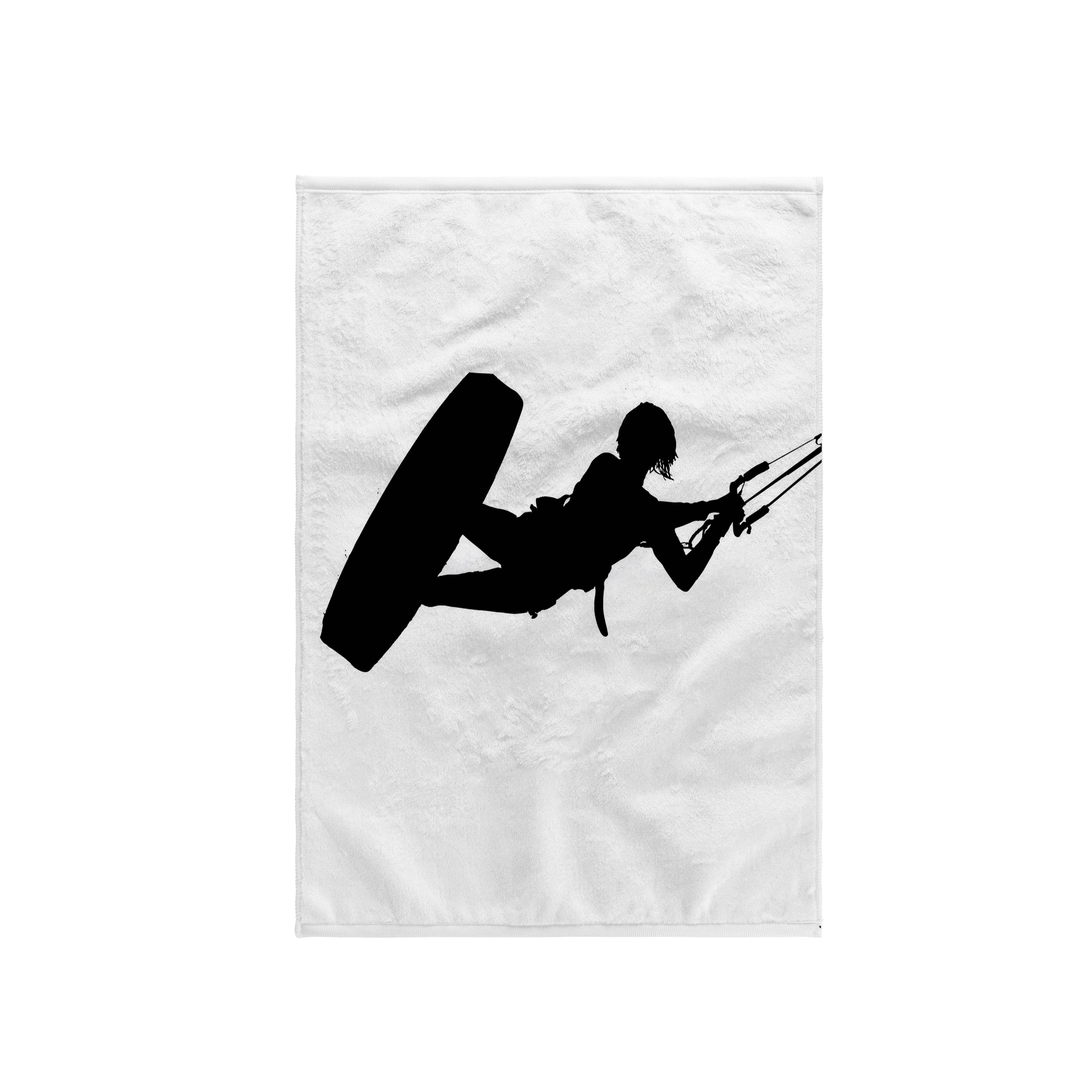 3dRose, As high as a kite est la silhouette d'une fille au cerf‑volant réalisant des figures, serviette et autres tendances Kite rods en vente B2B pour votre magasin sur Faire.