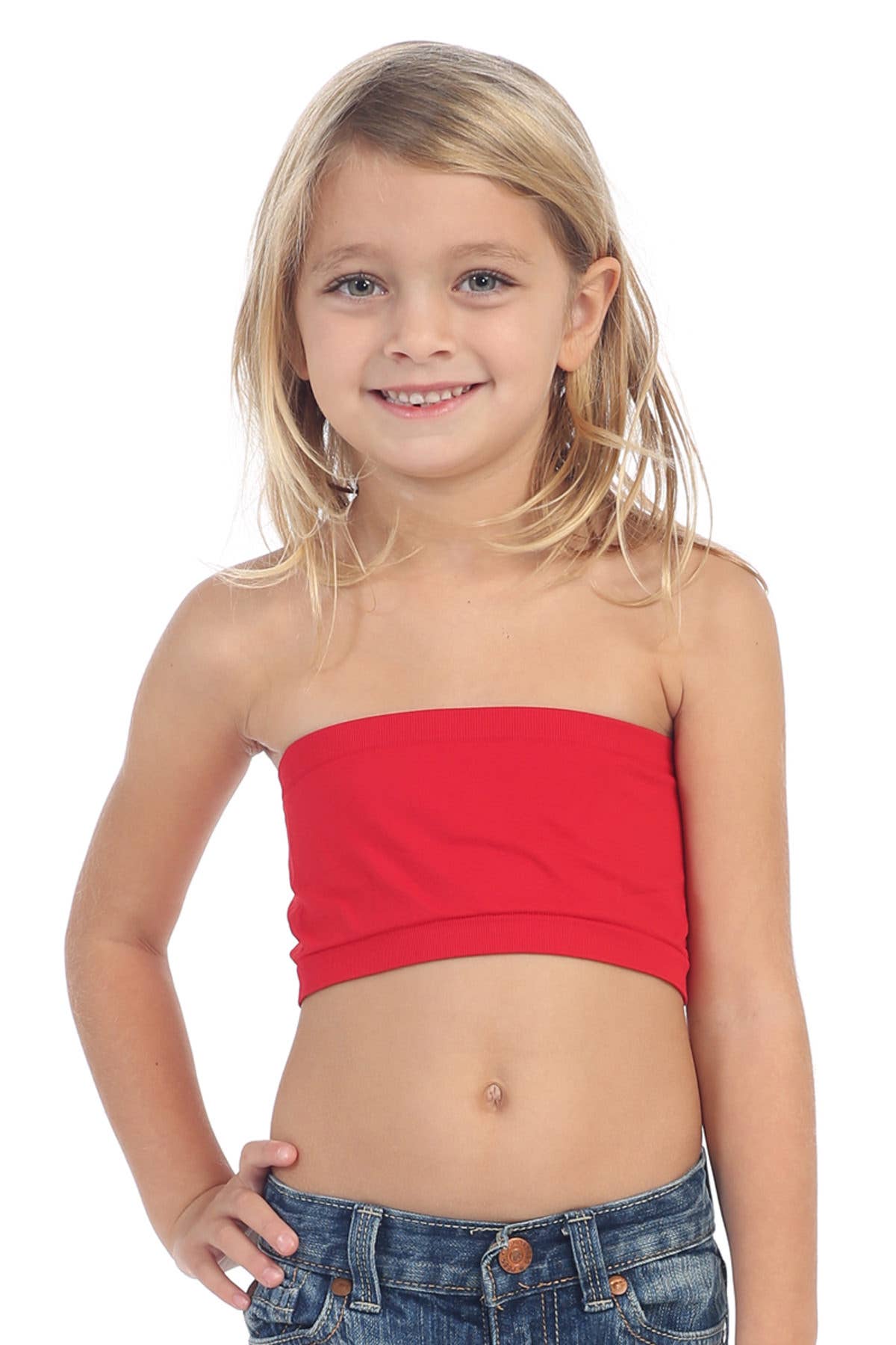 Tube tops store for little girls