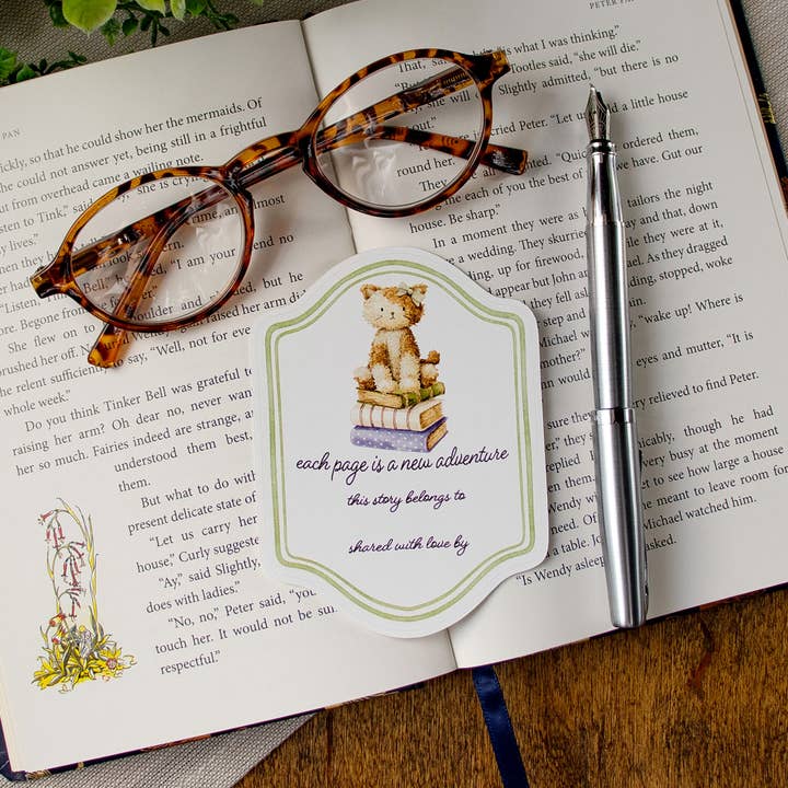 Bookplate Stickers - Baby Kitten for wholesale by Sunshine and Ravioli