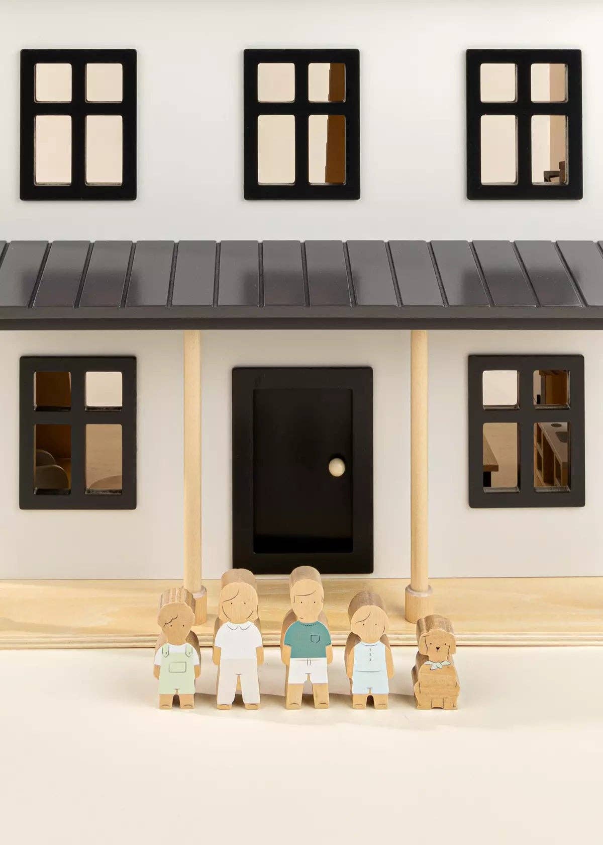 Coco Village - Wholesale Doll Accessory Kit - Kids - Set of 5 Family Wooden Doll House Characters10
