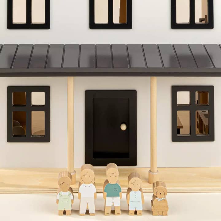 Coco Village - Wholesale Doll Accessory Kit - Kids - Set of 5 Family Wooden Doll House Characters10