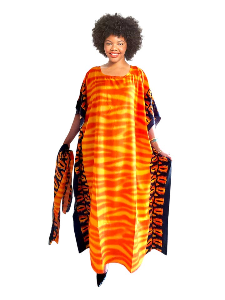 India Batik - Wholesale Kaftan - Women's - IB002 kaftan Dress