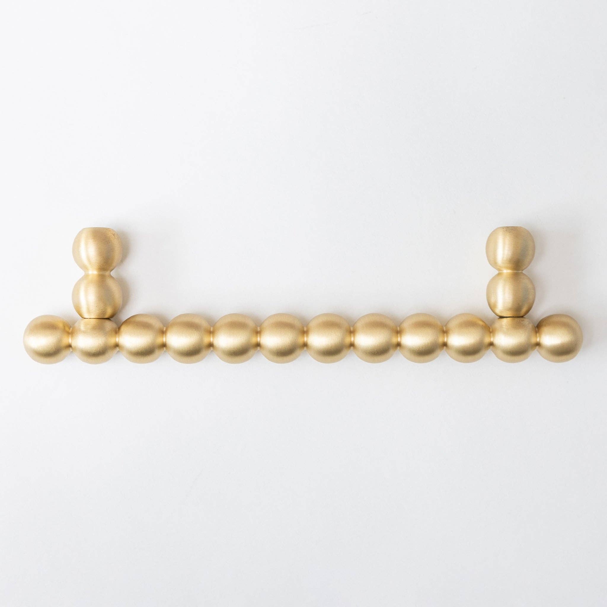 Brass bee – wholesale Knob/pull – Solid Brass Beaded Cabinet Pull Handles & Knobs - Satin Brass Finish36