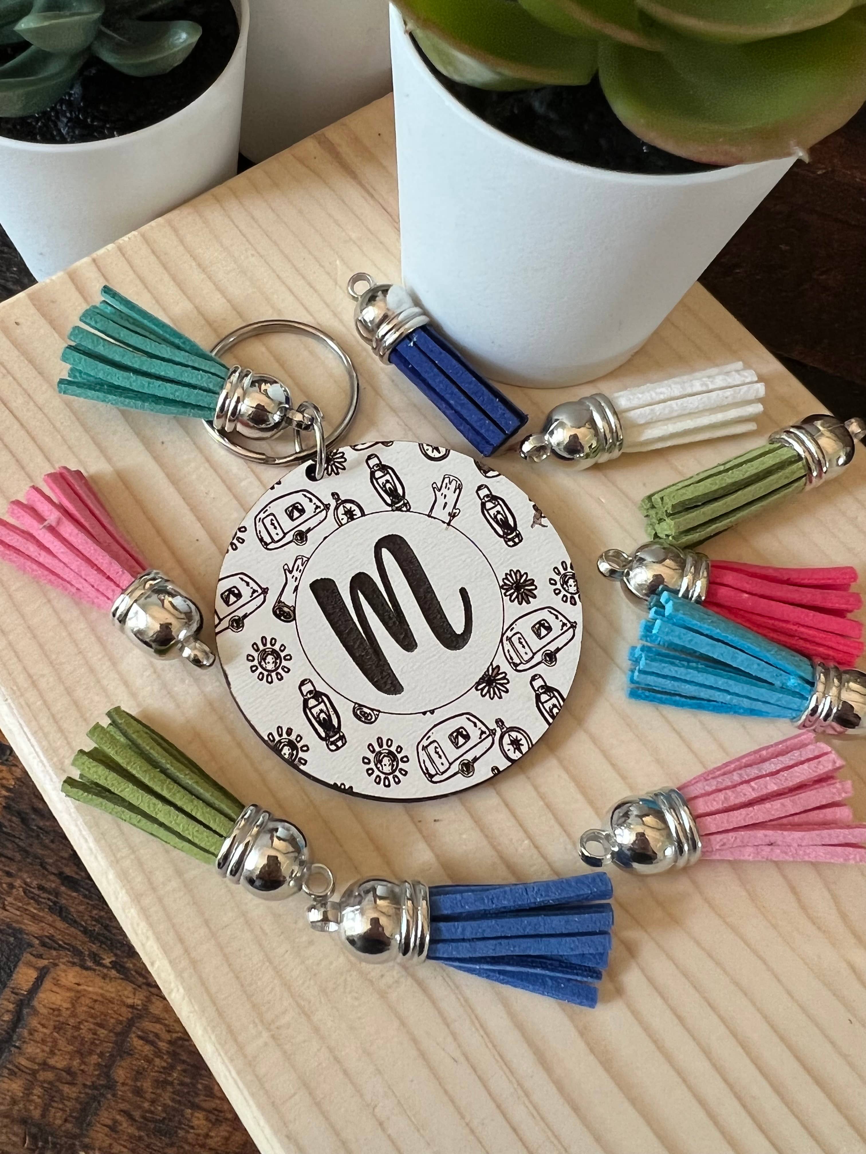 Suchfungoods - Vendita all'ingrosso Portachiavi - Donna - portachiavi con iniziale stampa camper