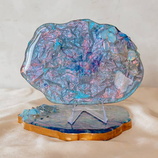 Mixed lot of 20 resin coasters (10 sets) for wholesale by Aura Resin Arts