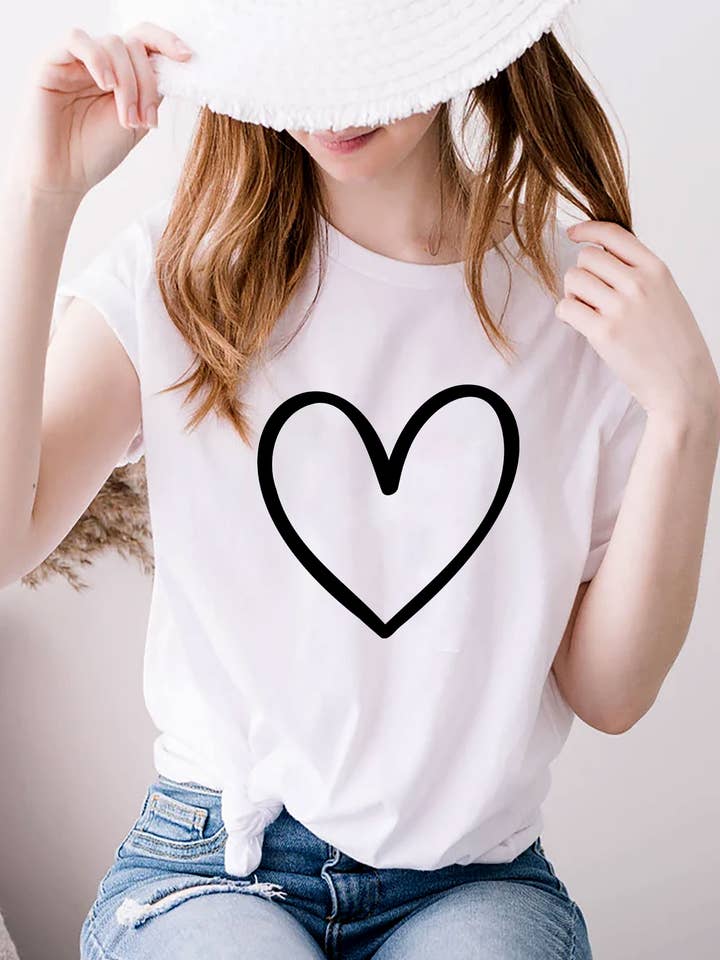 UNISEX Round Neck Short Sleeve T-Shirt for wholesale by Top Avenue