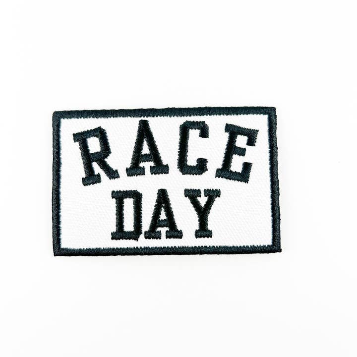 Field Trip Threads - Wholesale Patch - Race Day Embroidered Iron-On Patch Car Race, Fundraiser, 5K1