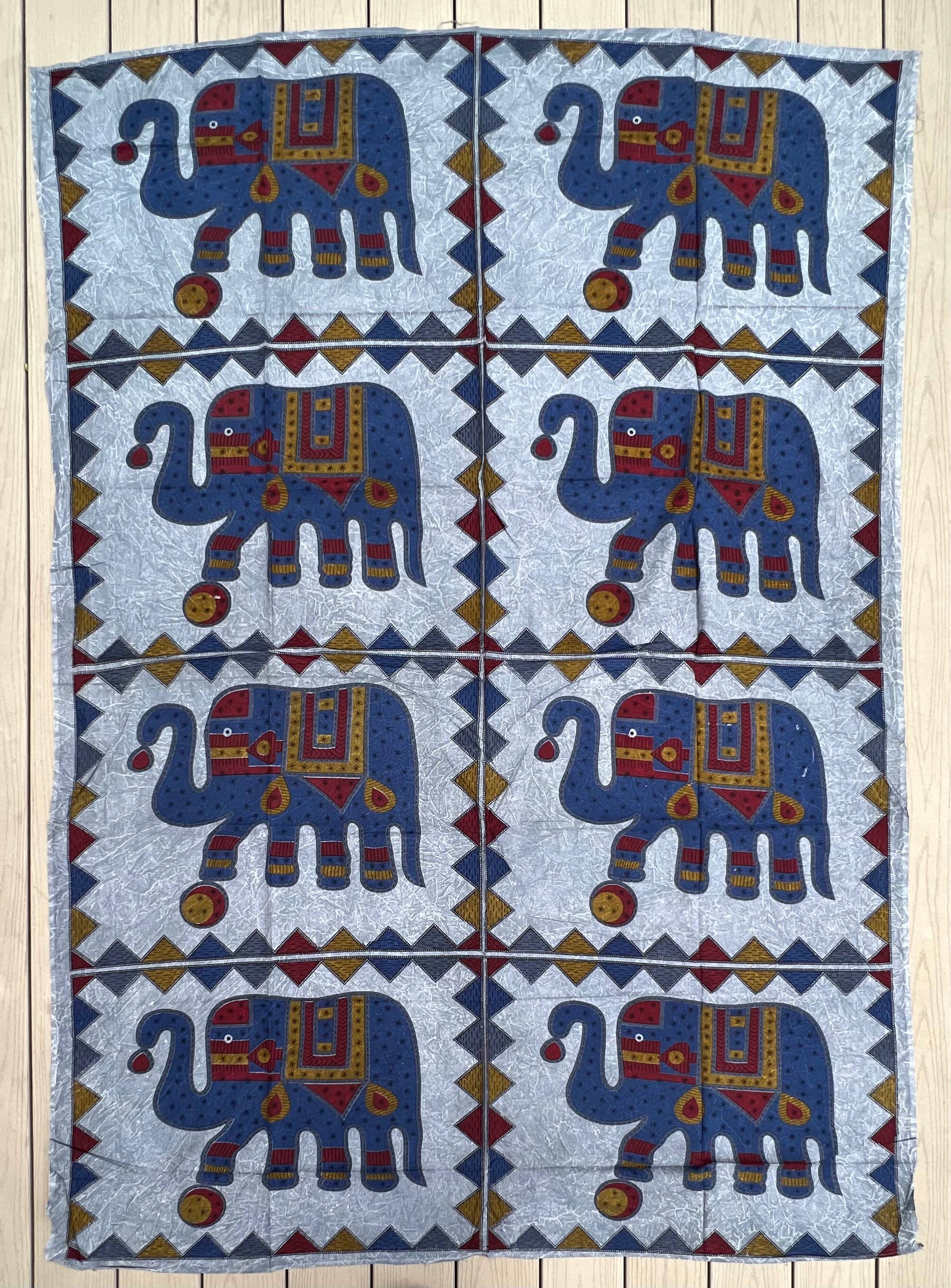 Lungta Imports - Wholesale Tapestry/Textile - Indian Elephants Tapestry Wall Decor Beach Throw5