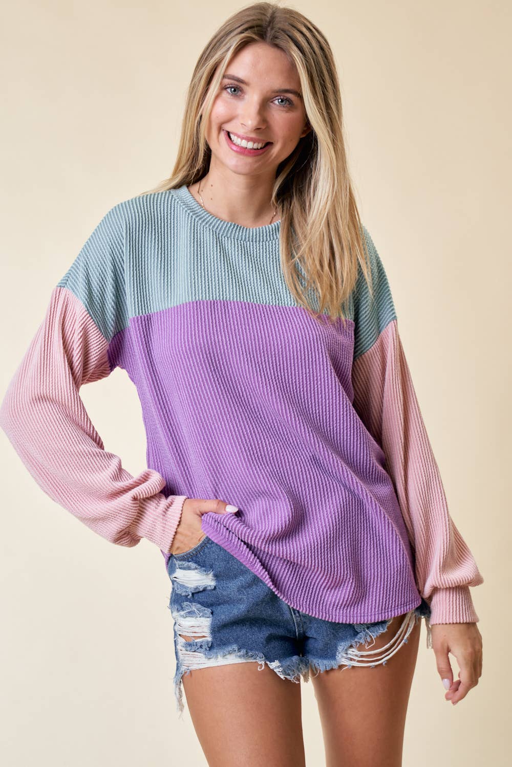 lovely melody – wholesale Sweatshirt - Dam – LMT3379-S-Time to Love Sweatshirt15