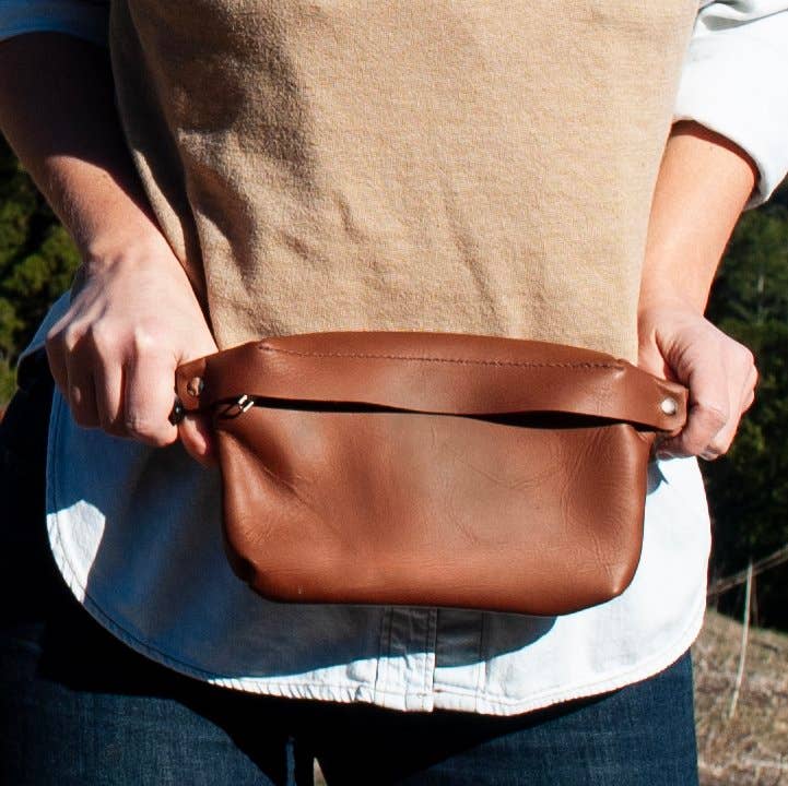 normal Behaviour - Wholesale Belt Bag - Women's - Hippack waist bag in Green, Yellow, Brown & Black, adjustabl1