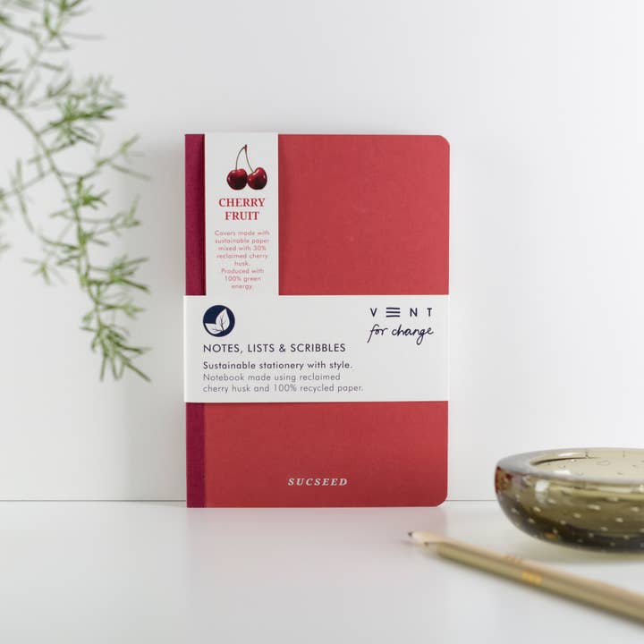 VENT for Change - Wholesale Notebook - Notebook A5 Recycled Paper SUCSEED Starter Pack x 12