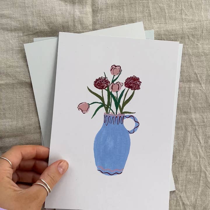 Harriet Watson – Engroshandel Kunsttryk – A5 print- Munter Bloom 2